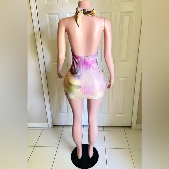 Watercolor Ombre Mini Dress - Picture 2 of 2